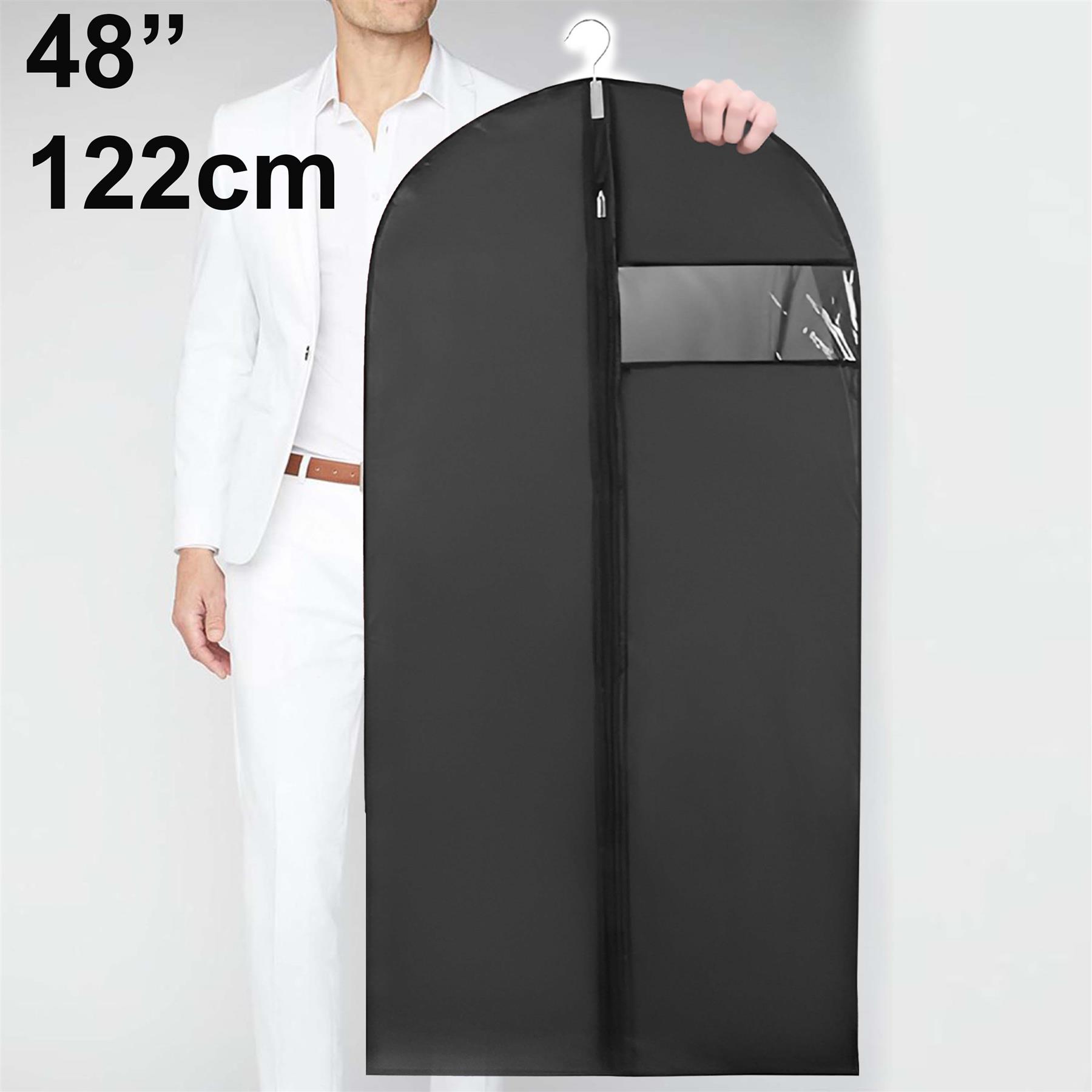 Suit Cover Bags Travel Storage Long Zipped Dress Covers Garment Bag Premium UK - Picture 23 of 89