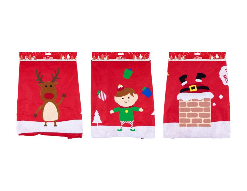 Christmas Stocking Xmas Santa Sack Jute Velvet Luxury Stockings Gift Bags Decor - Picture 3 of 38