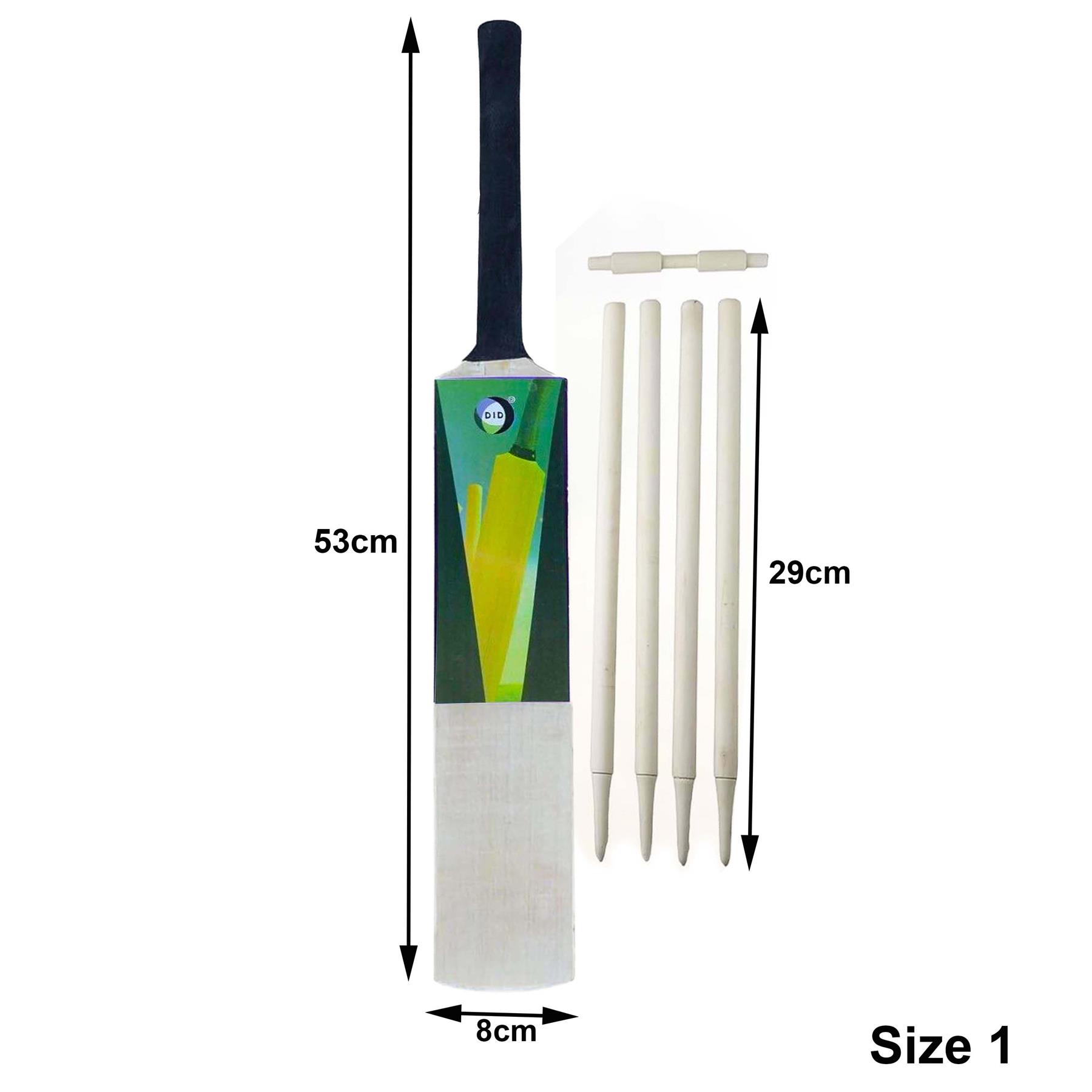 Cricket Set Wooden Cricket Bat Ball Sets + Free Carry Bag Kids Children Adults