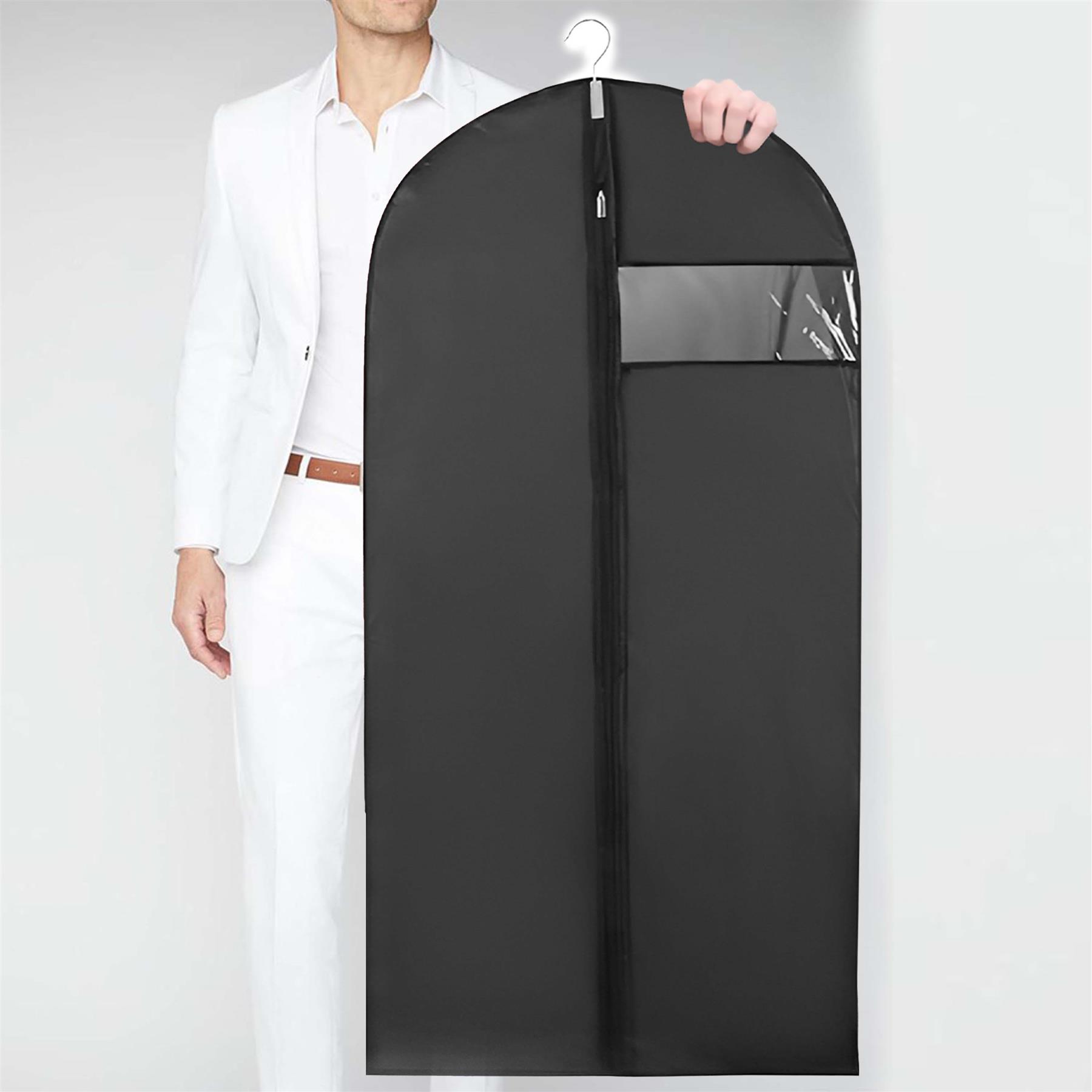 Suit Cover Bags Travel Storage Long Zipped Dress Covers Garment Bag Premium UK - Picture 12 of 89