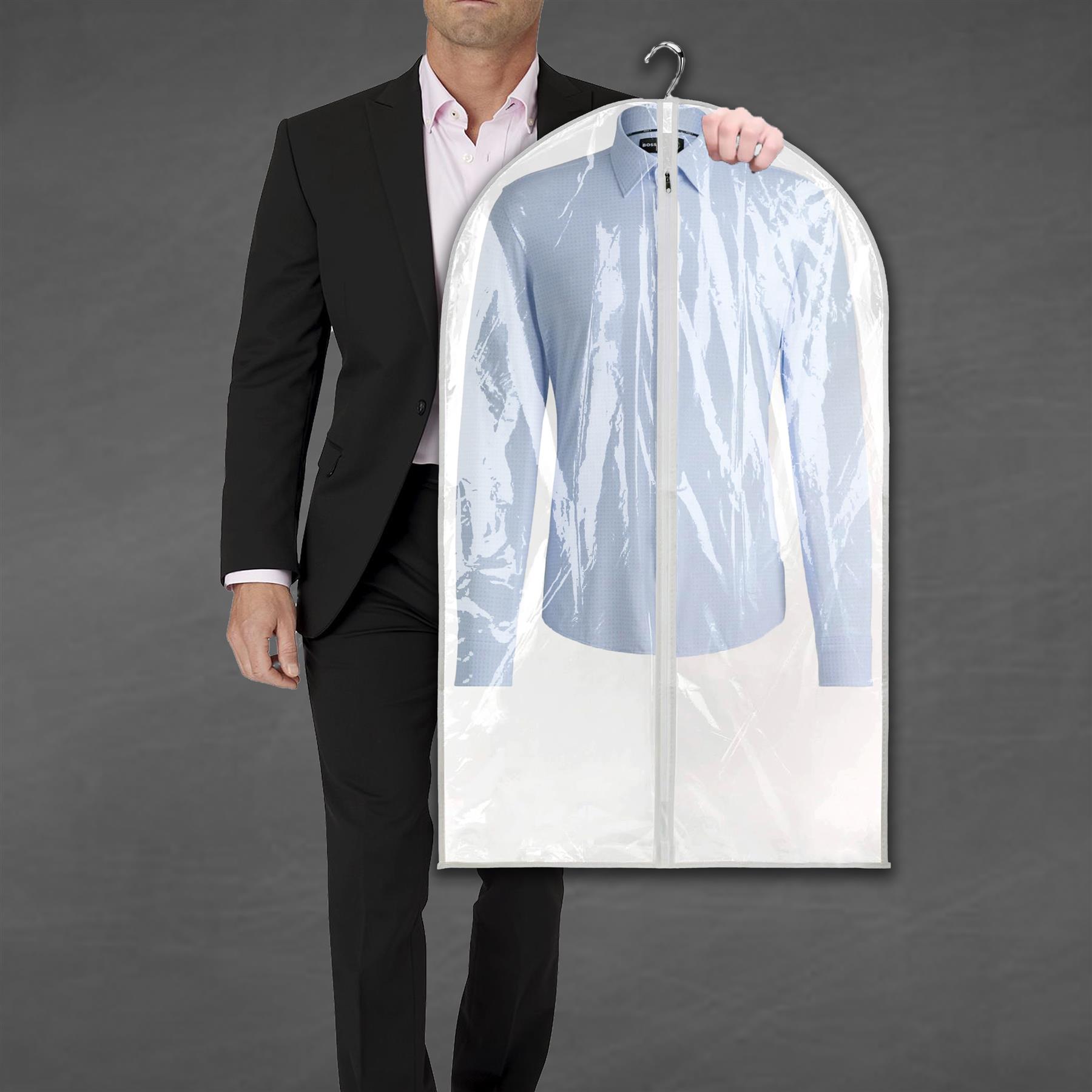 Suit Cover Bags Travel Storage Long Zipped Dress Covers Garment Bag Premium UK - Picture 65 of 89