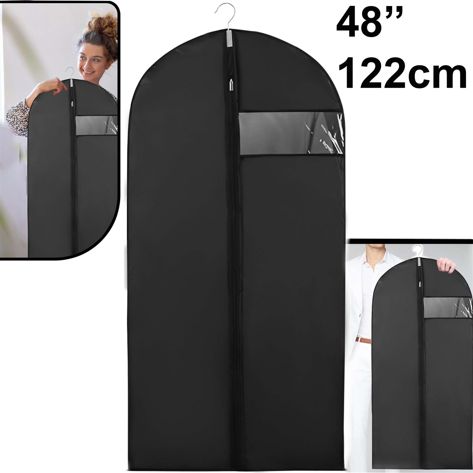 Suit Cover Bags Travel Storage Long Zipped Dress Covers Garment Bag Premium UK - Picture 13 of 89