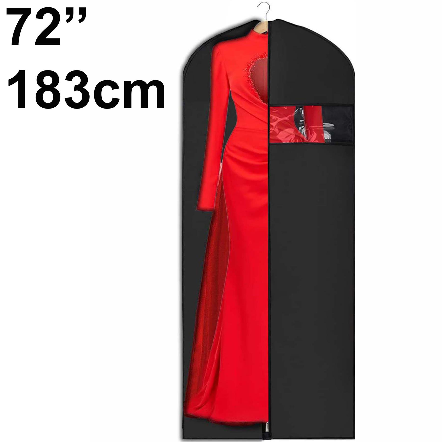 Suit Cover Bags Travel Storage Long Zipped Dress Covers Garment Bag Premium UK - Picture 36 of 89