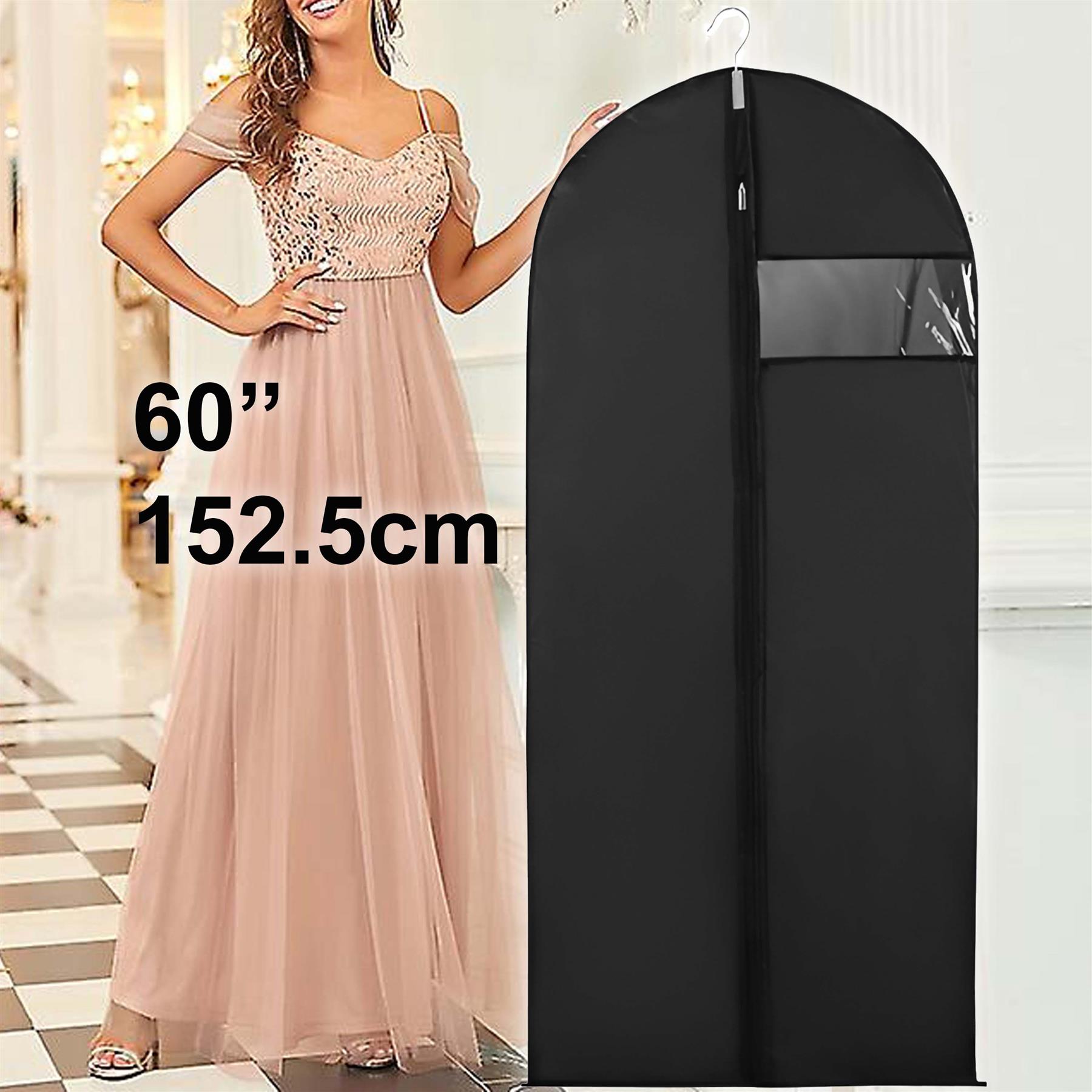 Suit Cover Bags Travel Storage Long Zipped Dress Covers Garment Bag Premium UK - Picture 25 of 89