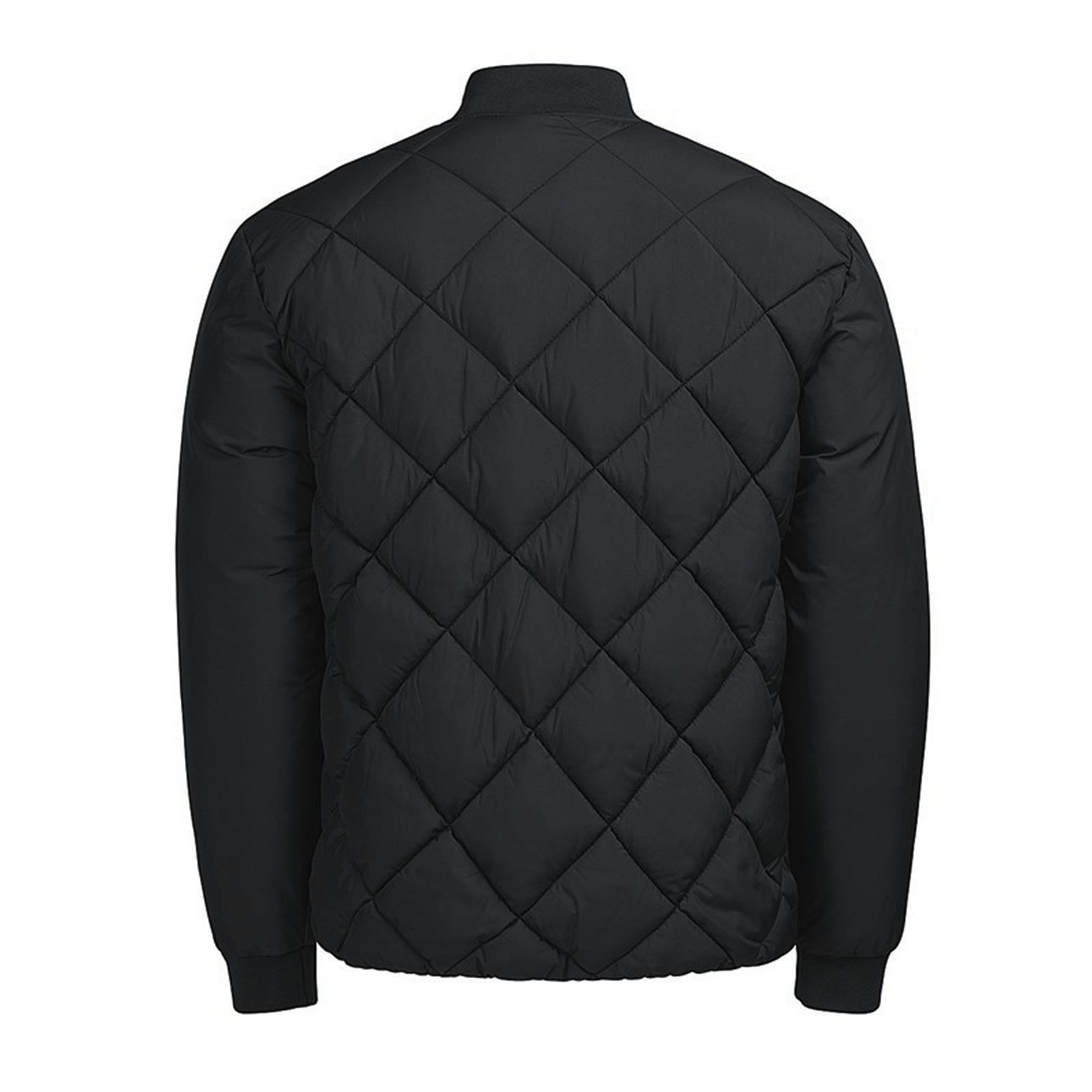 JACK /& JONES GIACCA DA UOMO DEL SUD Trapuntato Cerniera Cappotto Bomber