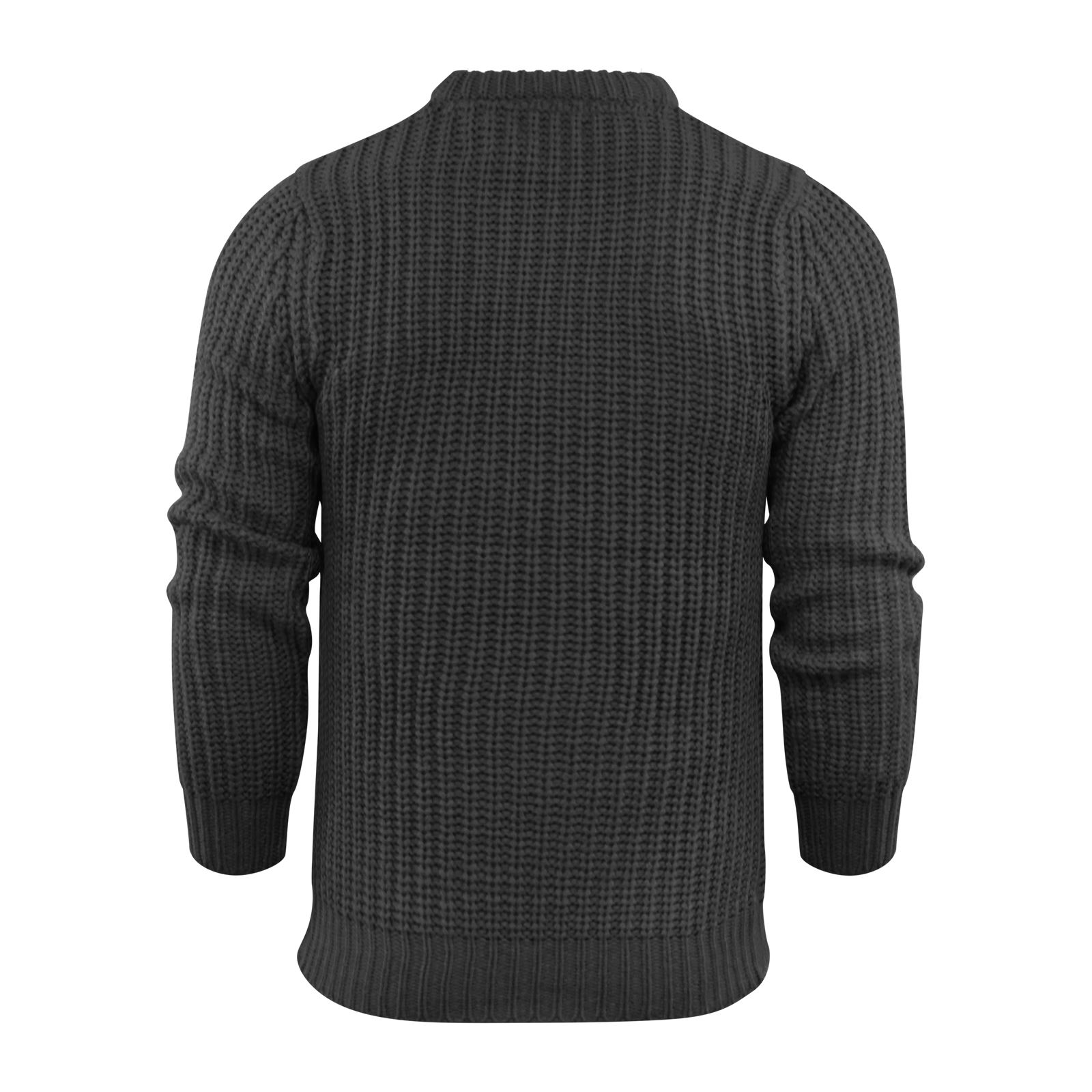 Brave Soul da Uomo Chirurgo Grosso Cavo Lavorato a Maglia Girocollo Pullover Maglione Maglione Top