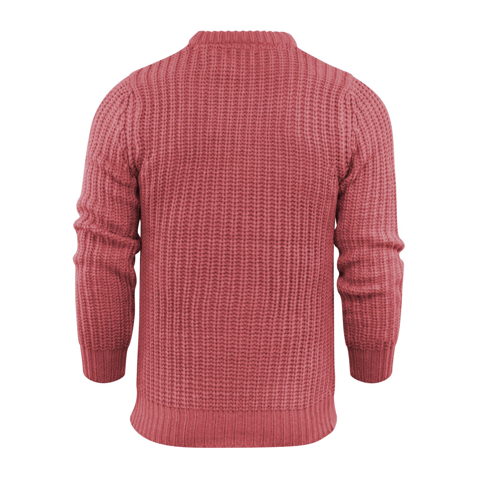 Da Uomo Cavo Lavorato a Maglia Maglione Pullover Top Jumper Da Brave Soul