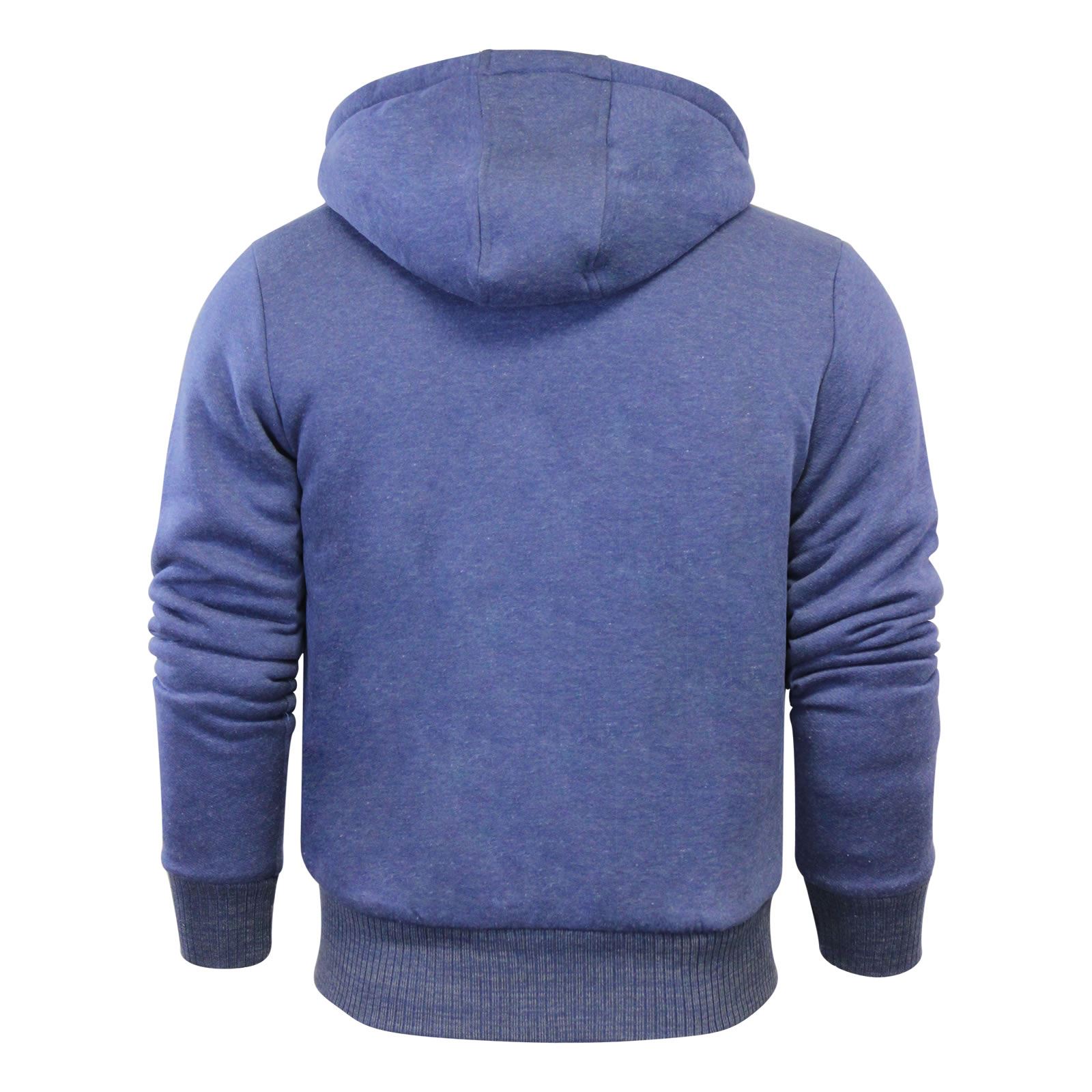 Smith & Jones Electa Mens Hoodie Faux Fur Lined Hooded Sweater Jacket