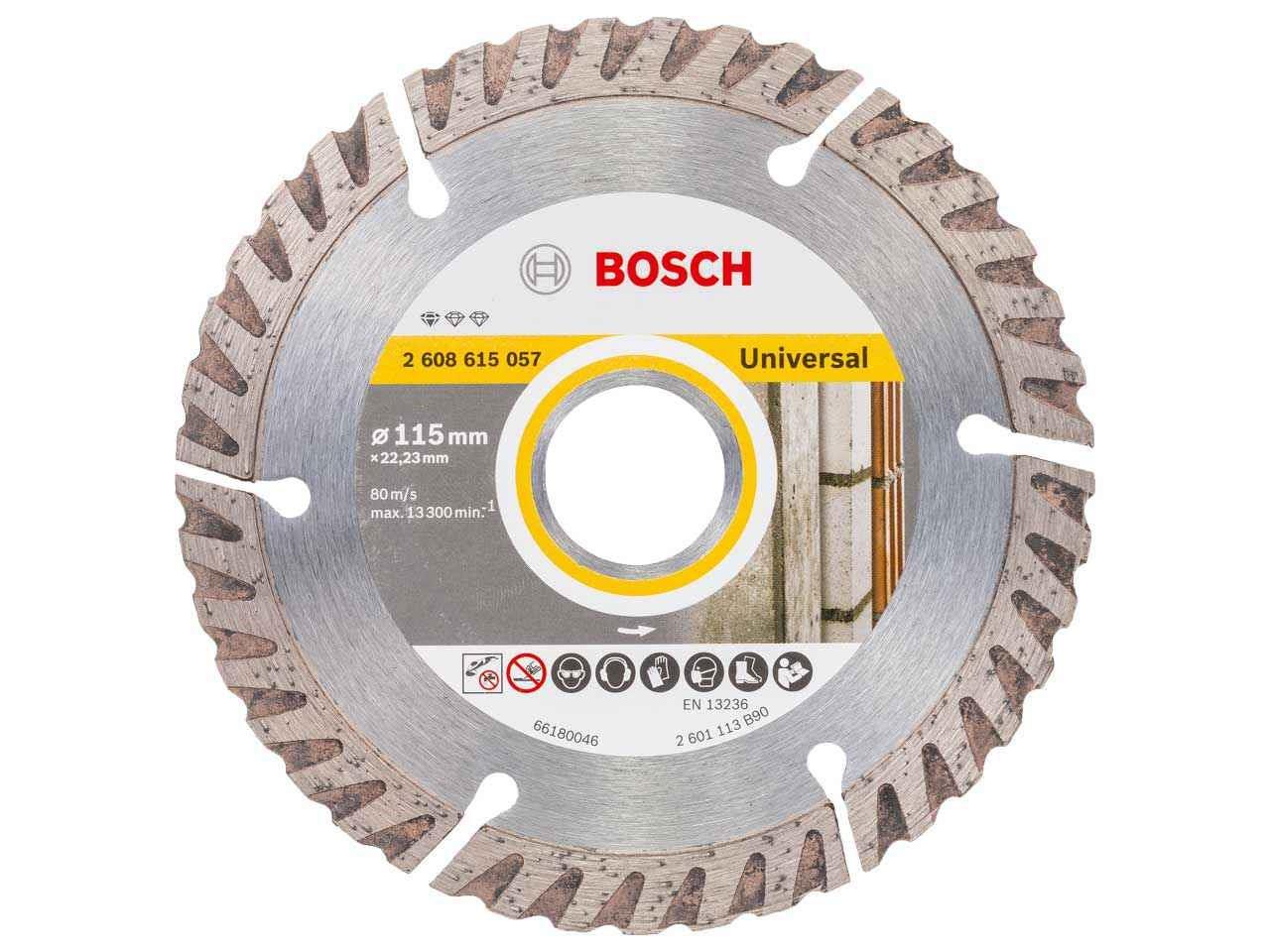 Bosch Standard 115mm 4 1/2" Angle Grinder Diamond Cutting Brick