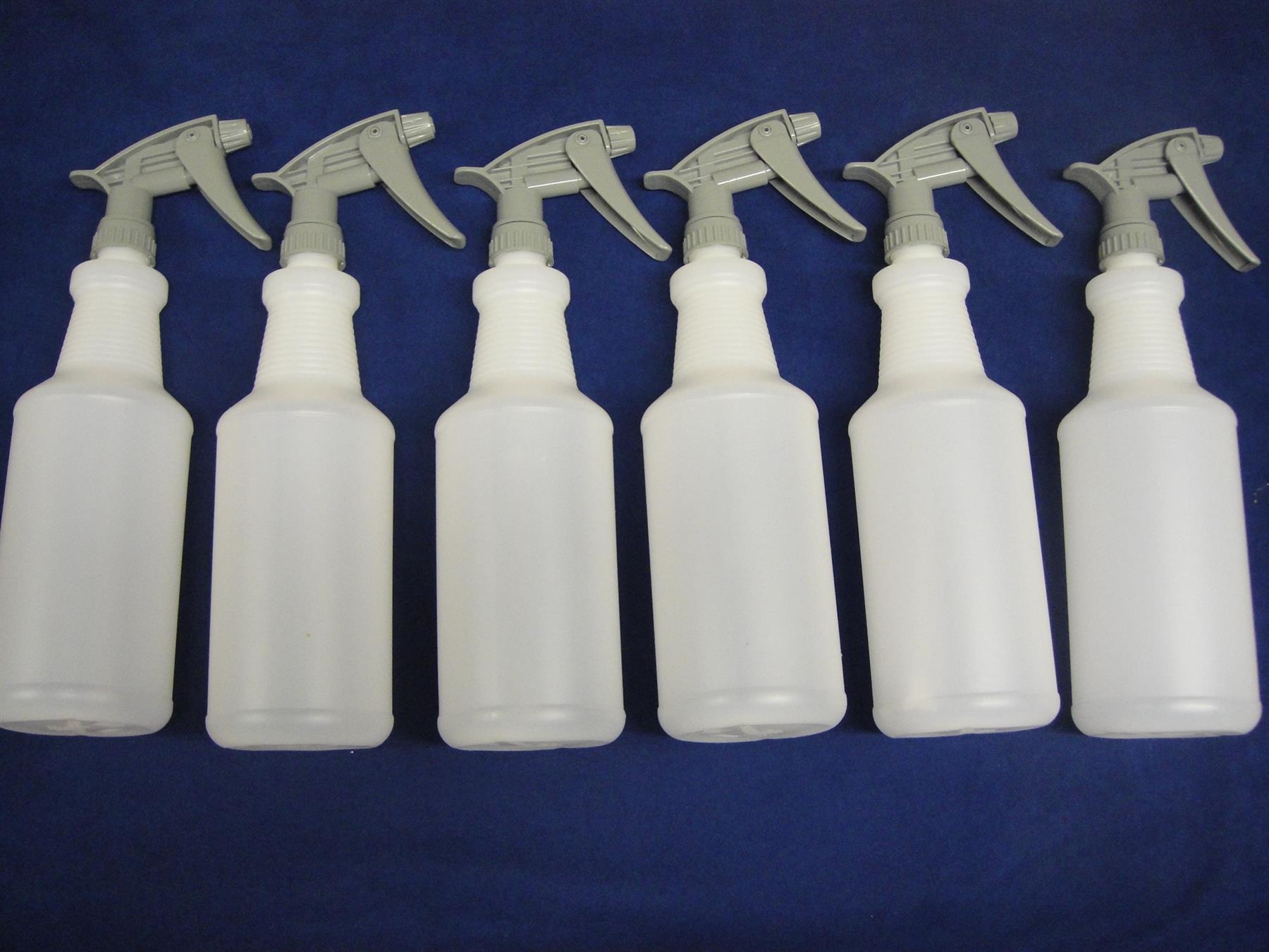 6 x Atomiza Handi Bottle and Chemical Resistant Trigger Spray Head