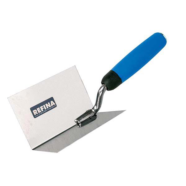 Outside External Corner Trowel Stainless Steel 80x60mm Wooden Handle DIY Tools