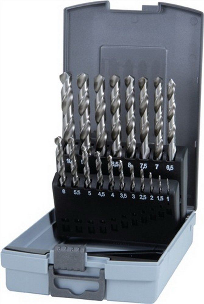 Silverline HSS Jobber Drill Bit Set 25pce 1-13mm DS51 Hand Tools Drilling