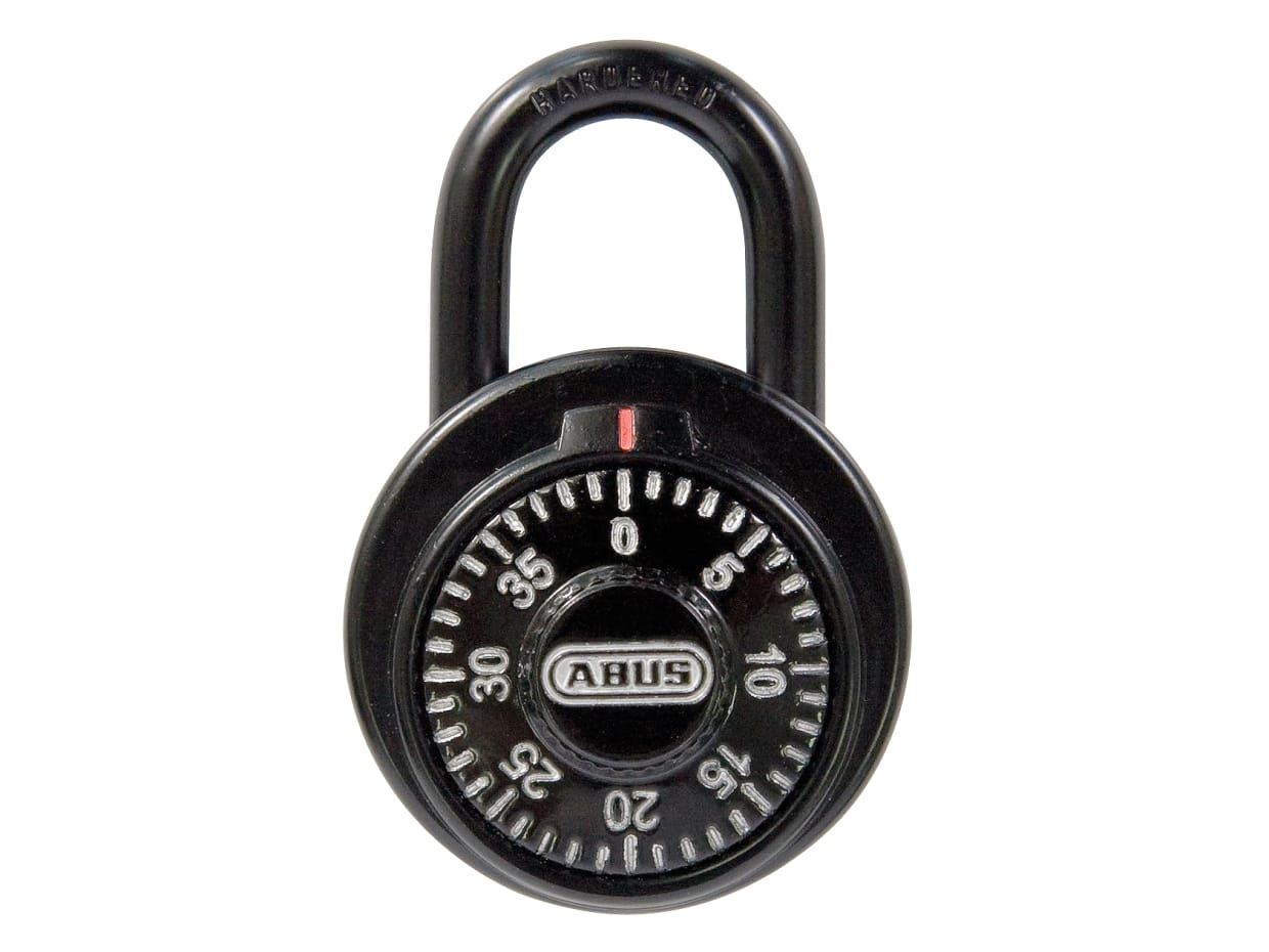 ABUS Mechanical 78//50mm Dial Combination Padlock with Key Override MK507