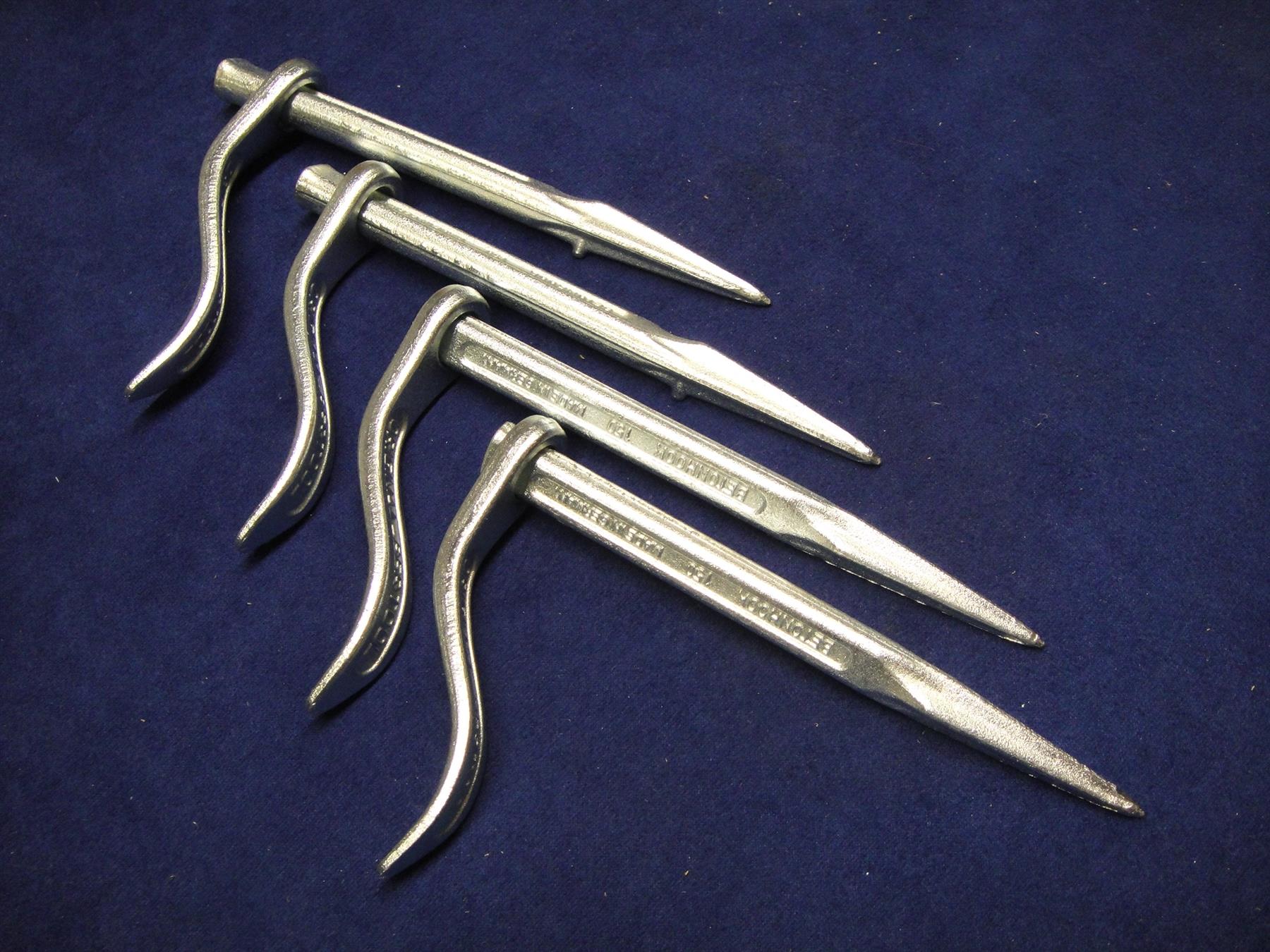Bertool Pack of 4 Dutch Masons Pegs Pins with Chrome Finish Brick eBay