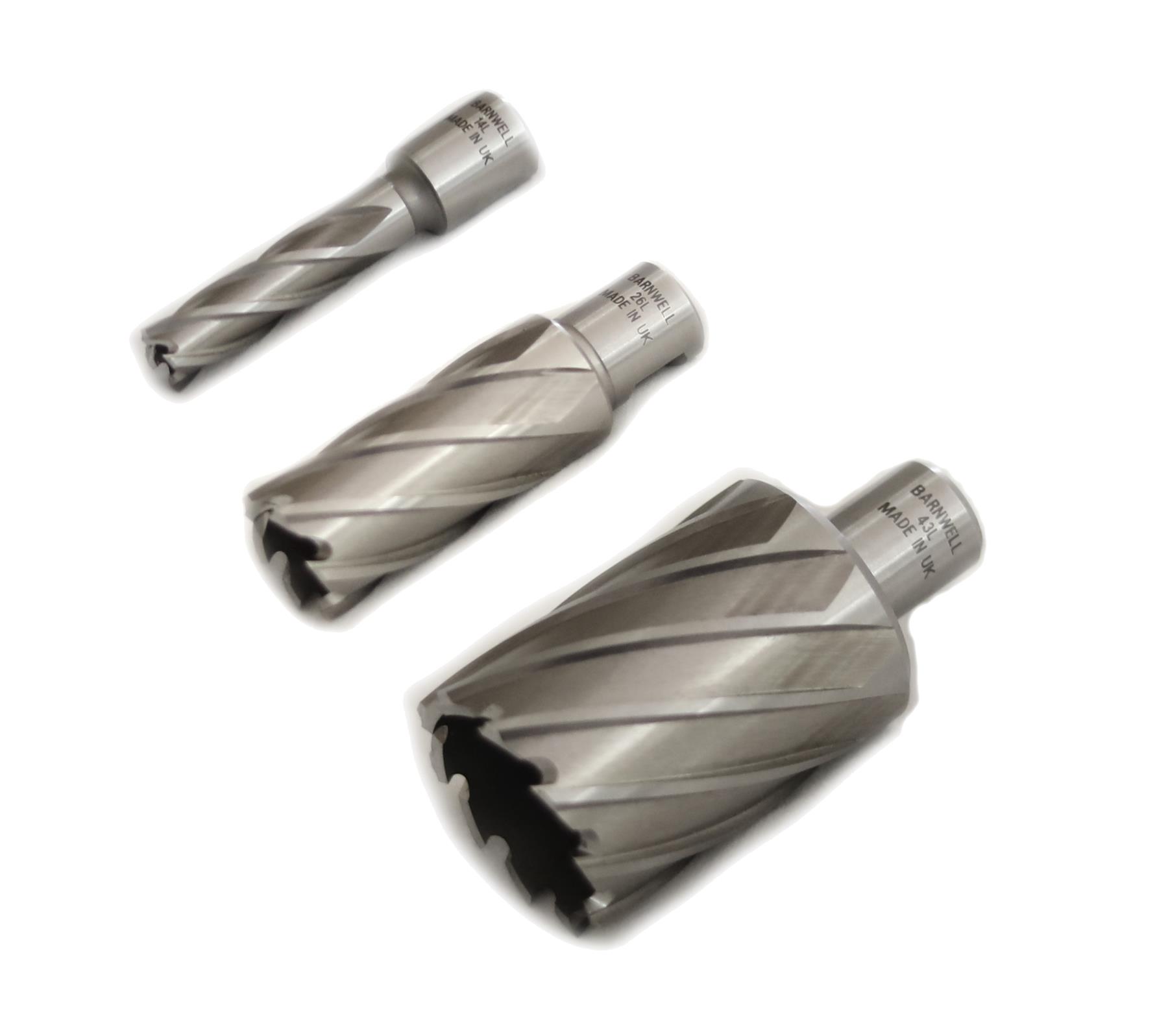 Barnwell Long Annular HSS Broach Hole Bit Cutter For Mag Drill