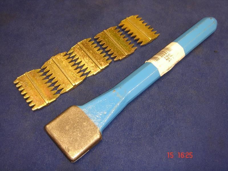 Footprint Tools Scutch Chisel 38mm 1.5" Wide & 5 Combs Sheffield UK