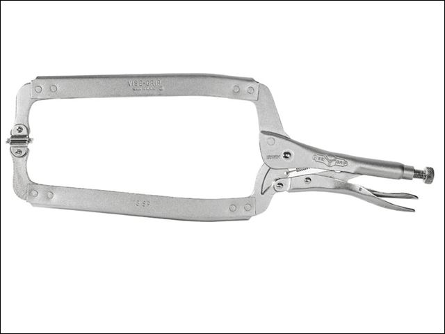 Irwin Vise Grip 24SP 24/" long reach Locking C Clamp Plier with Swivel Pads.