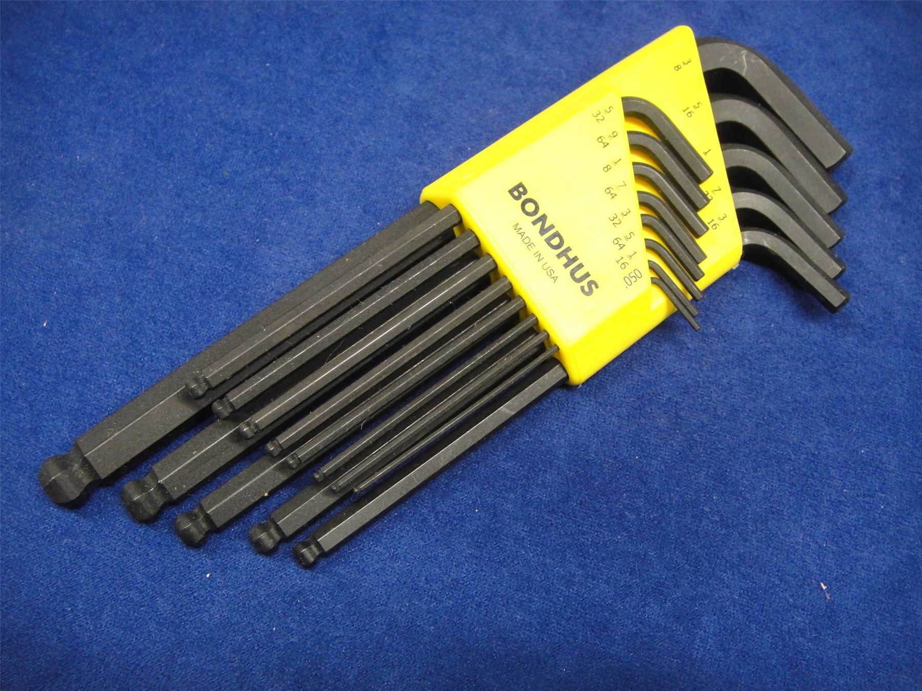 Bondhus Ballpoint Imperial Hex Hexagon Allen Key Set 13 Black Finish eBay