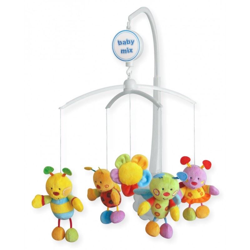 Baby Nursery Plush Cot / Crib Mobile Toy Soothing Musical Lullaby