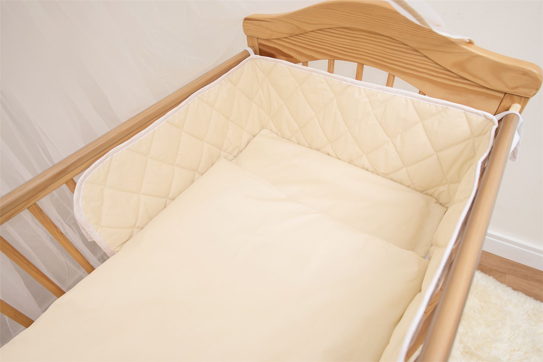 3 sided crib bumper