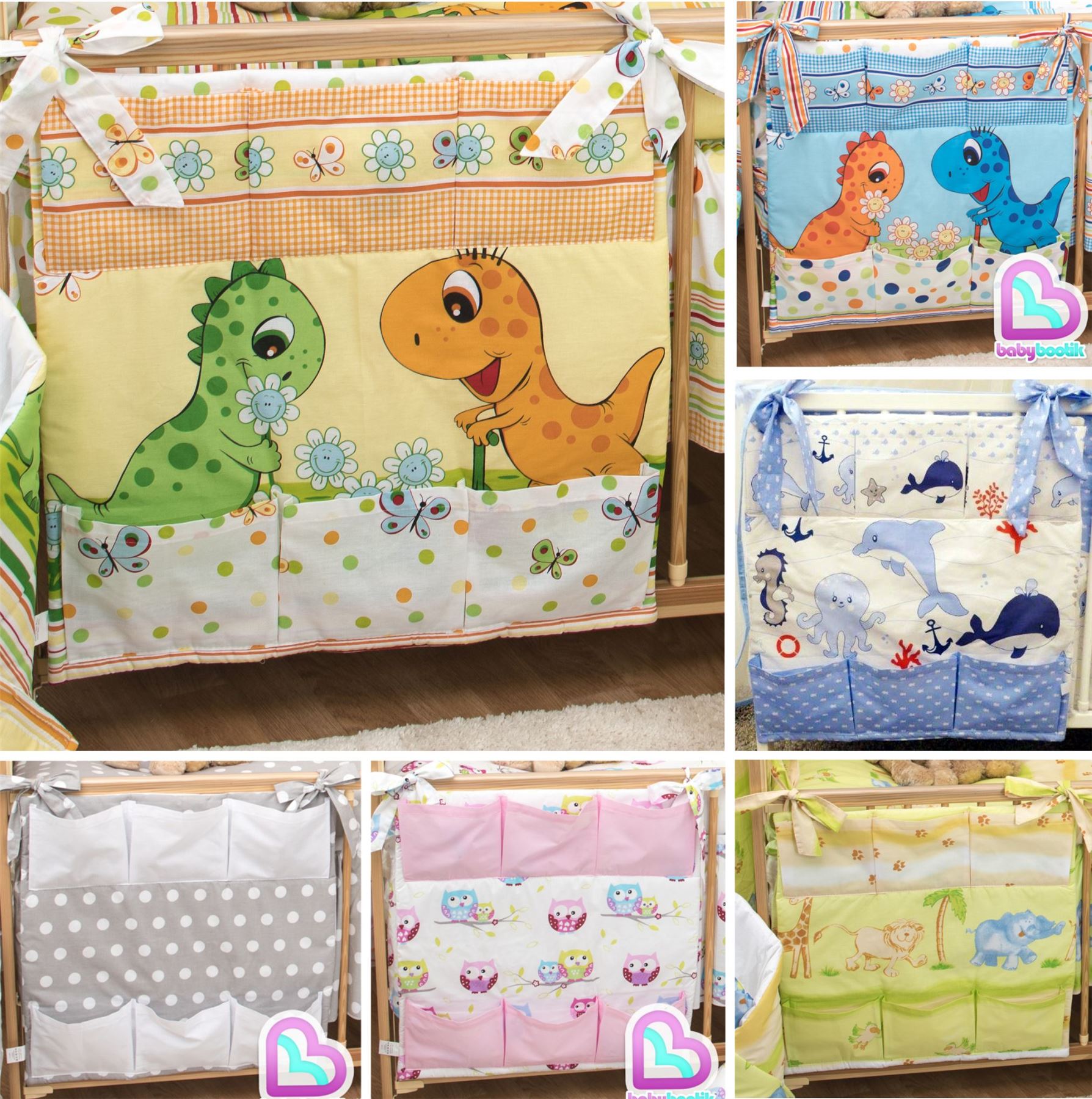 Nursery Baby Cot Tidy / Organiser for Cot/ Cotbed/ Cot Bed eBay