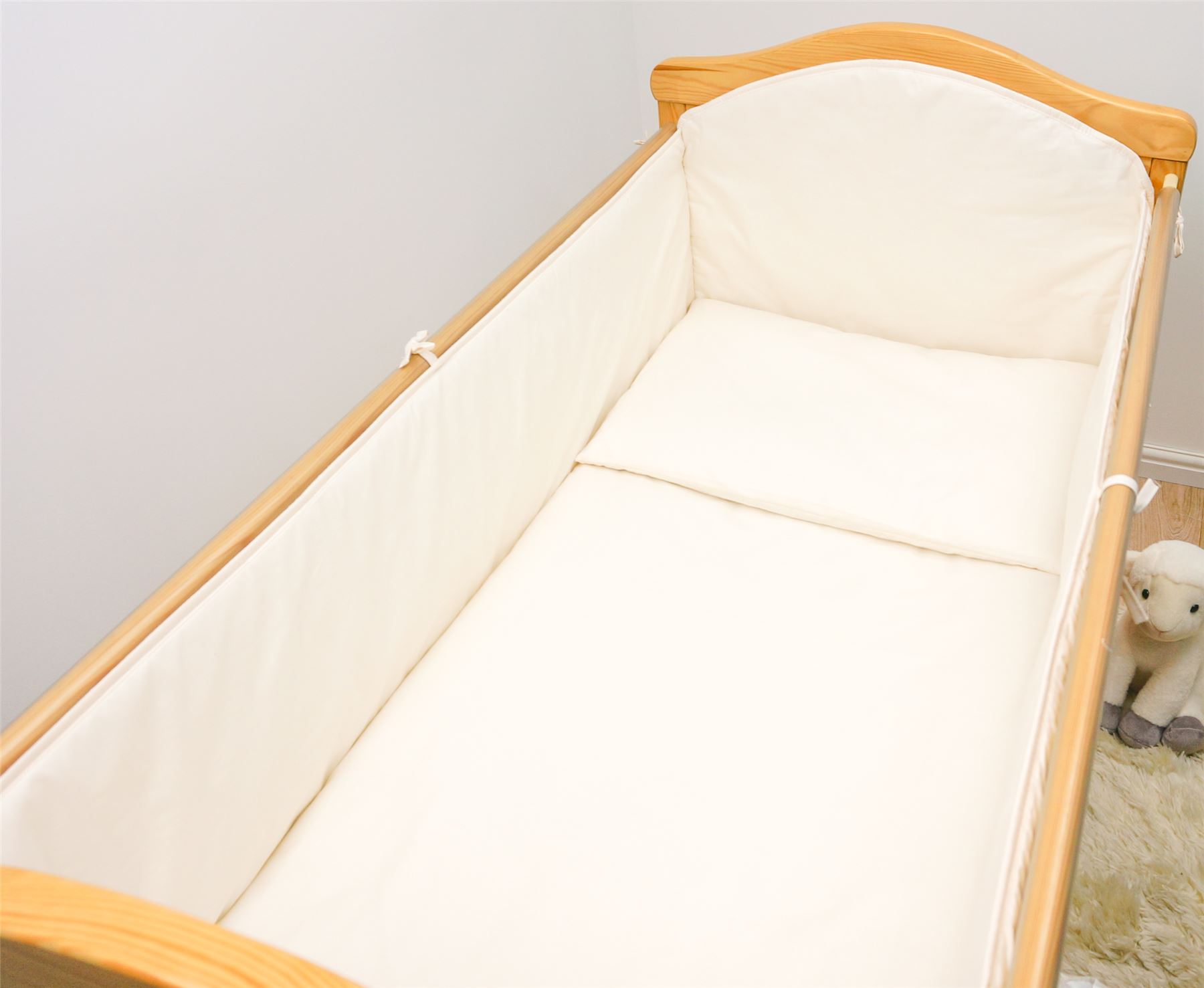 cream cot bedding sets