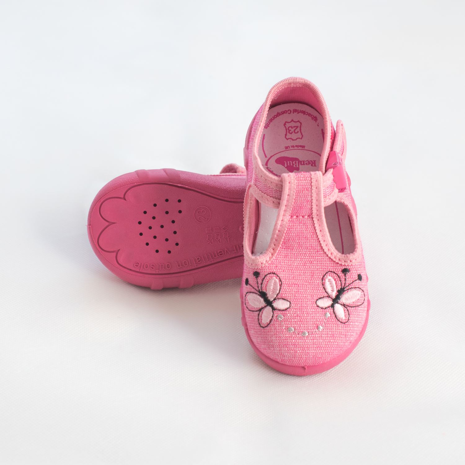 Baby Girl Canvas Shoes / Toddler Slippers Sandals Trainers All UK Kids