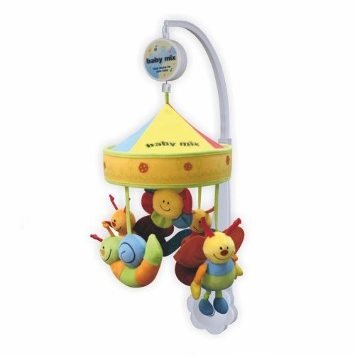 Baby Nursery Plush Cot / Crib Mobile Toy Soothing Musical Lullaby