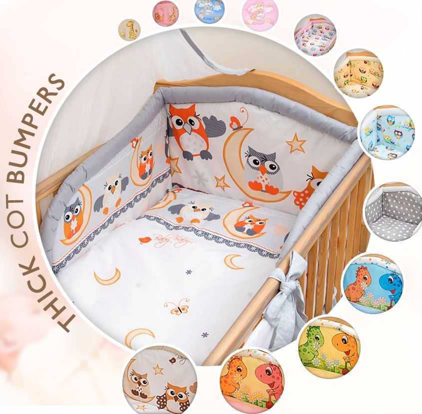 Baby Bettwäsche Set Kissenbezug+Bettbezug 2pc Passend für Kinderbett Cotbed
