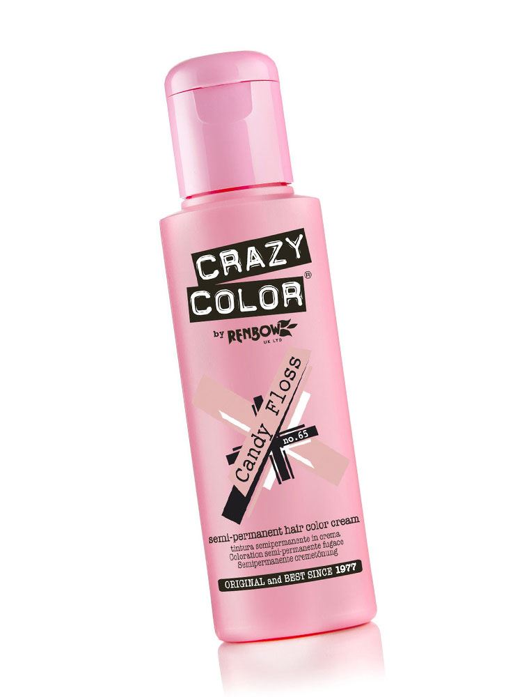 Crazy Color Semi Permanent Hair Colour Dye Cream by Renbow 100ml All Colours - Picture 52 of 65