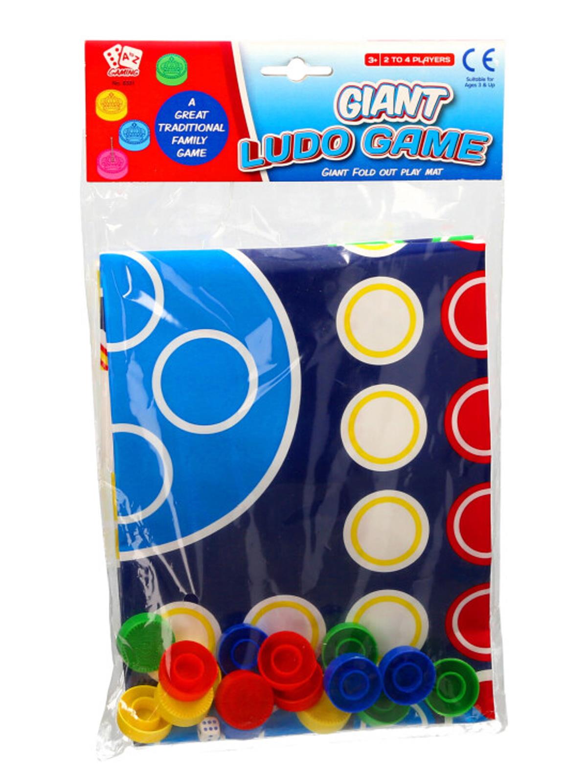 Giant Snakes & Ladders Ludo Game Playmat Traditional Family Board Games - Picture 2 of 4