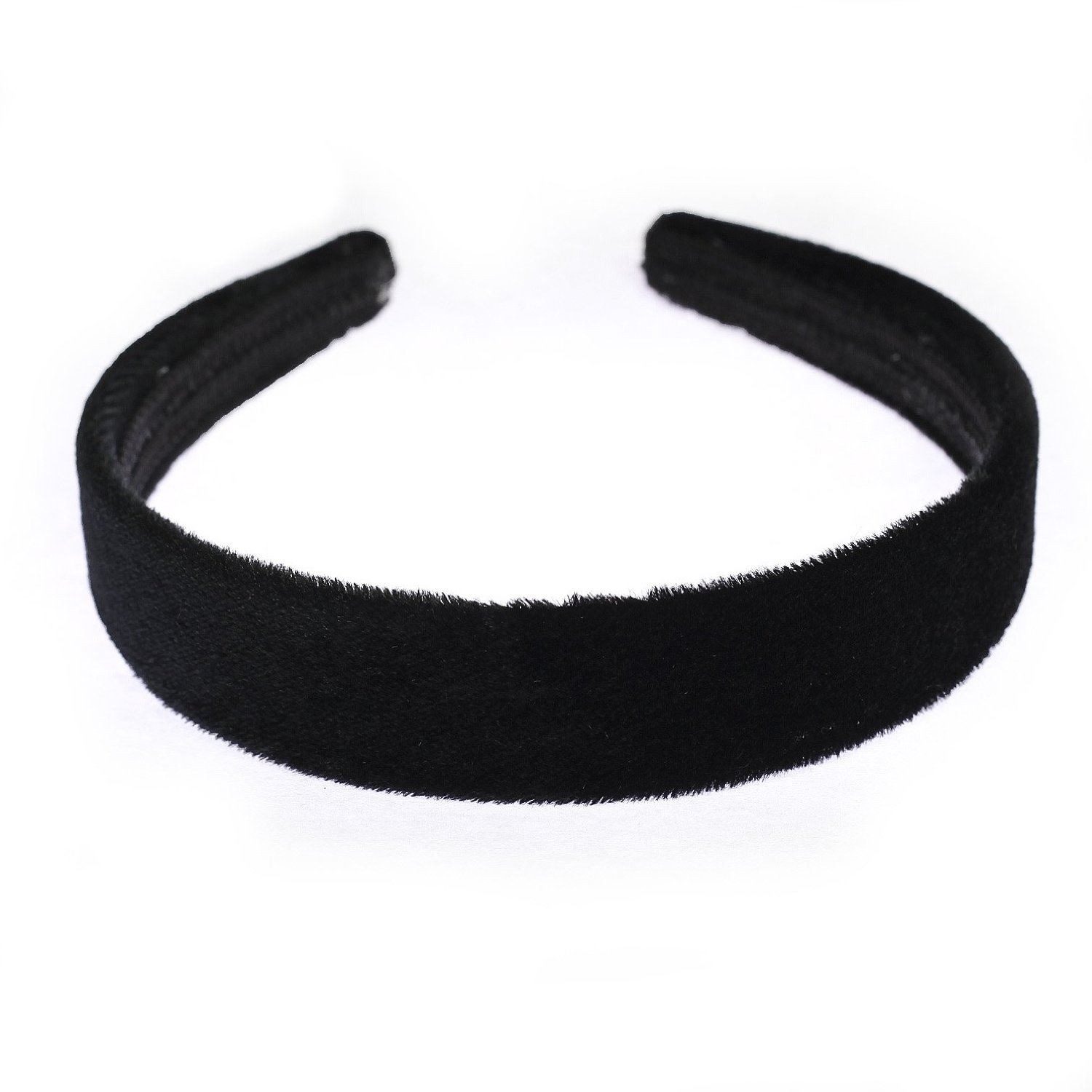 2.5 cm Velours Noir Alice Band Bandeau Bandeau Cheveux Bande Cheveux Accessoire