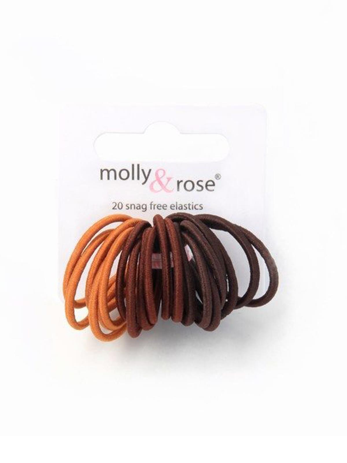 Mini Hair Elastics Bobbles Bands Snag Free Pack 20 Small Baby Size 23mm - Picture 10 of 15