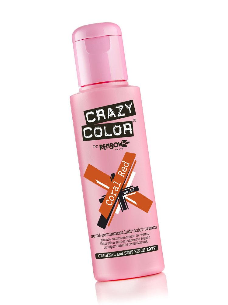 Crazy Color Semi Permanent Hair Colour Dye Cream by Renbow 100ml All Colours - Picture 38 of 65