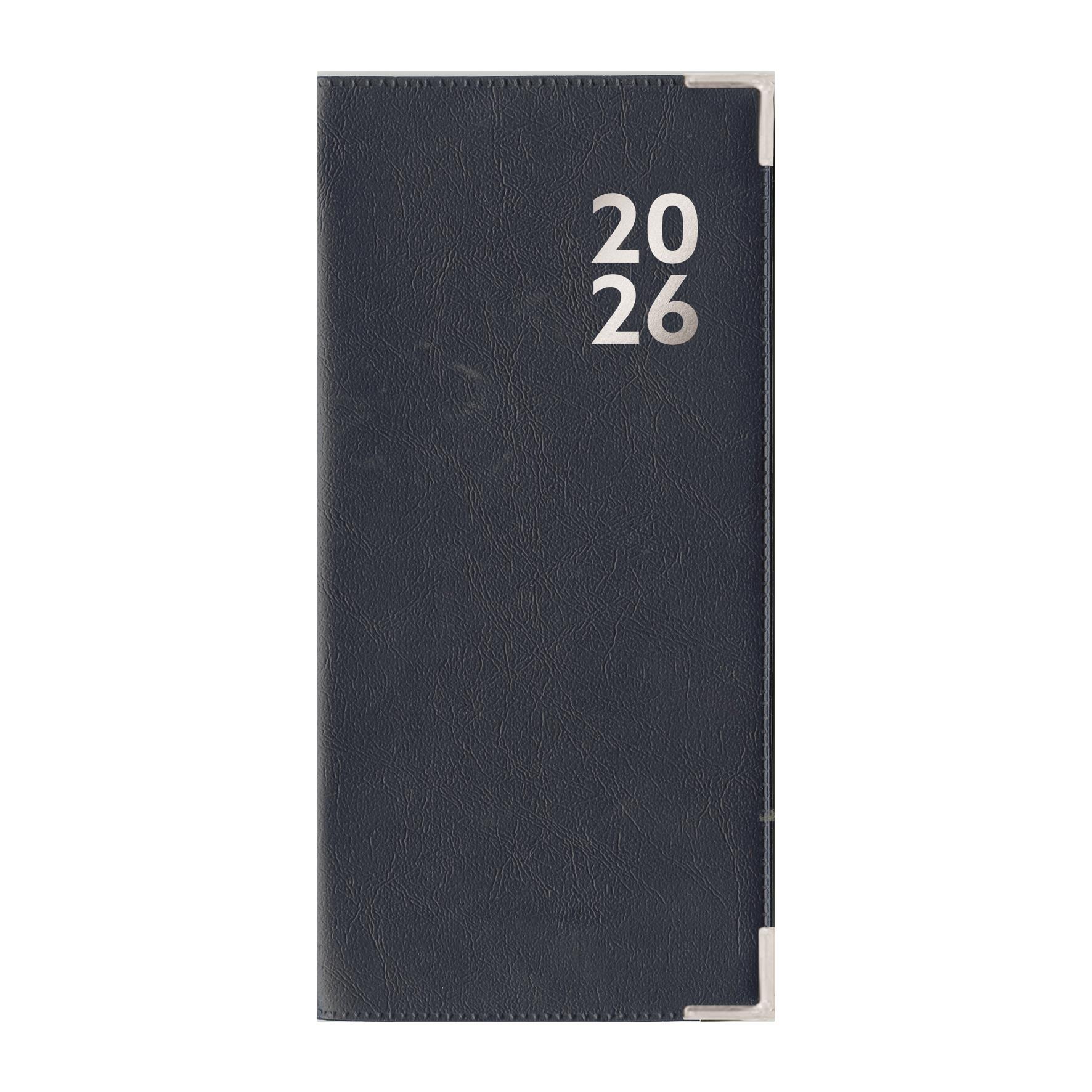2026 Diary Premium Slimline Faux Leather Week to View Weekly Planner Organiser - Picture 17 of 22
