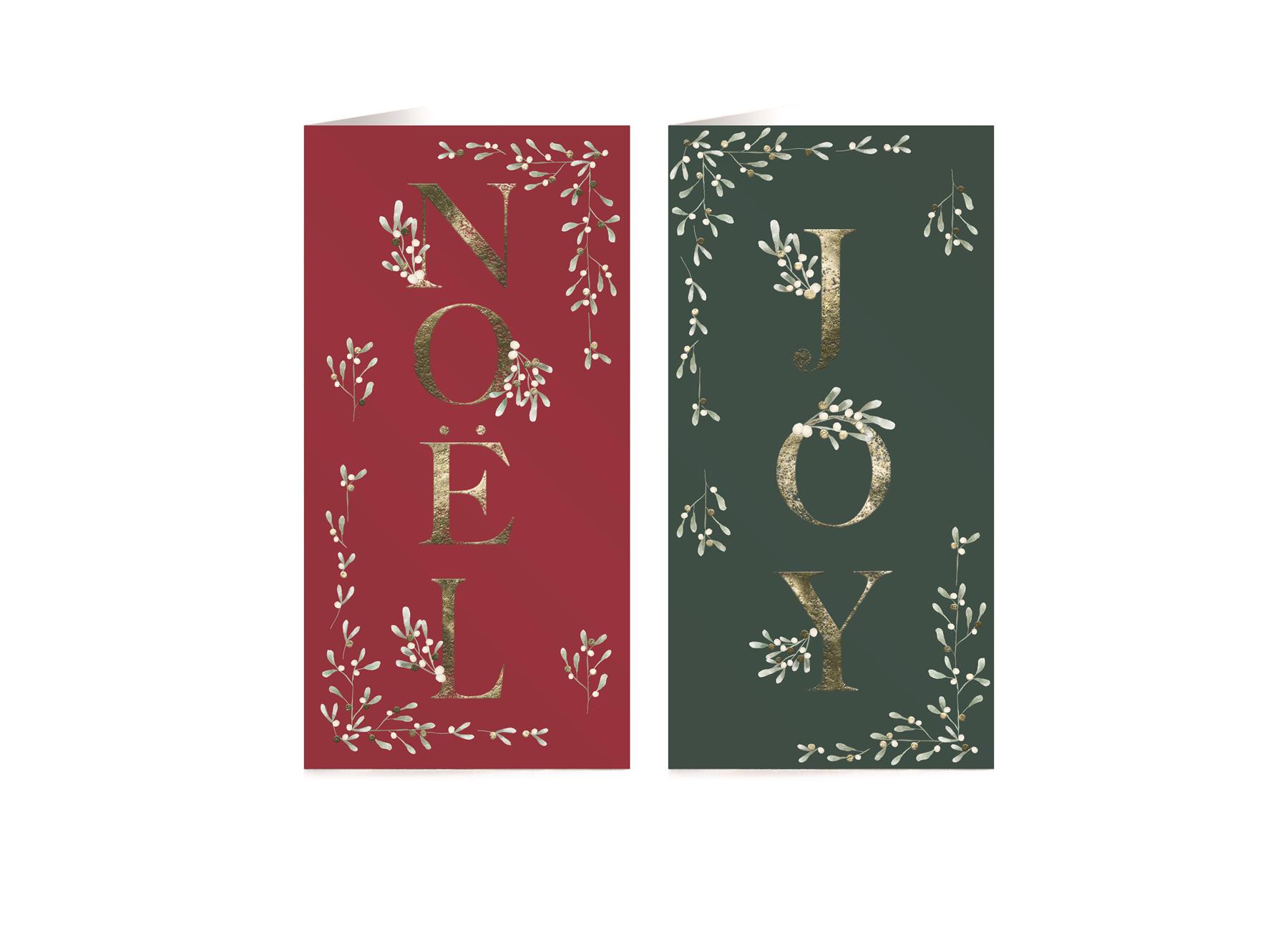Luxury Christmas Cards Tom Smith Pack 20 Slim Charity Boxed 2 Festive Designs - Picture 4 of 9