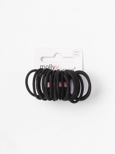 Mini Hair Elastics Bobbles Bands Snag Free Pack 20 Small Baby Size 23mm - Picture 3 of 15