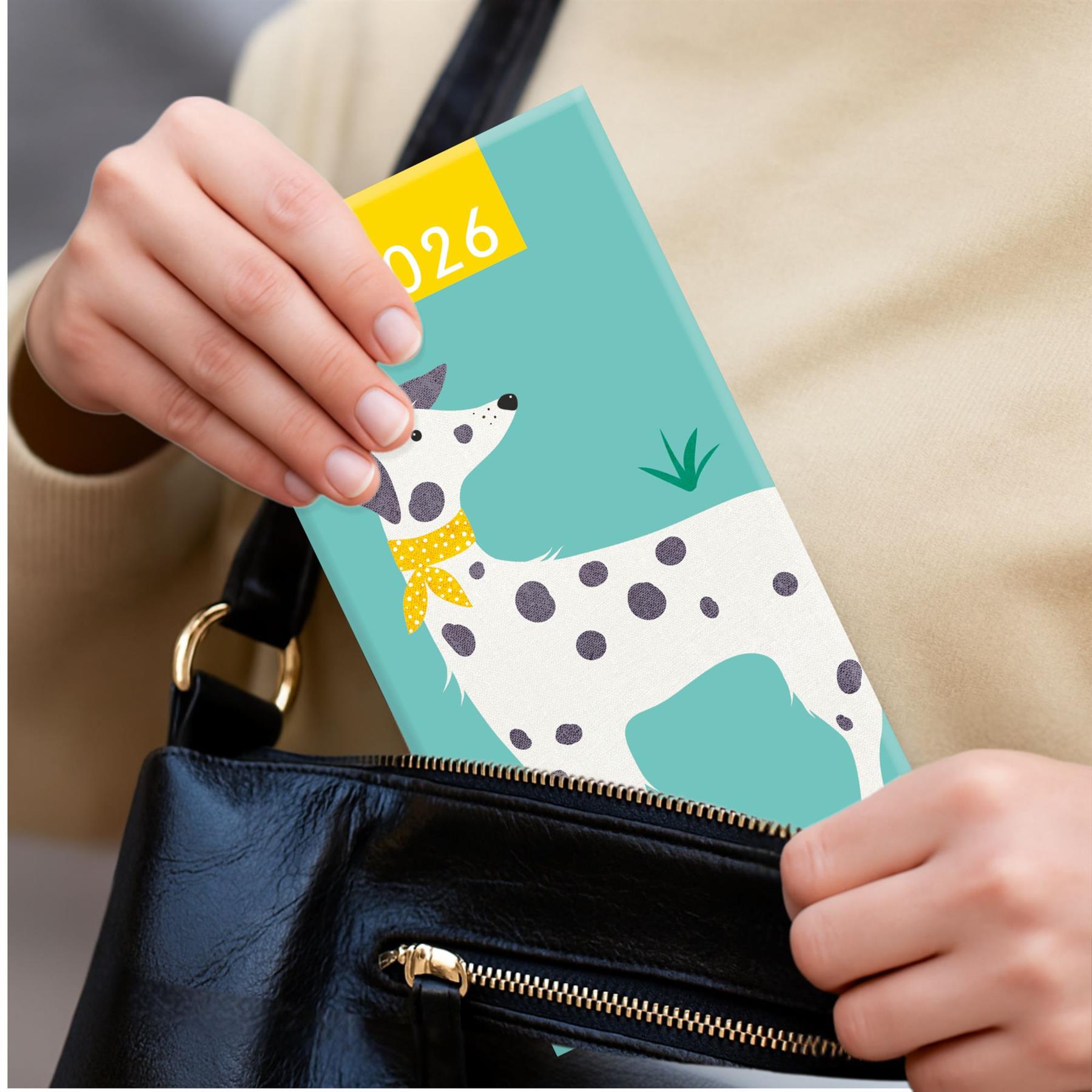 2026 Diary Slim Week To View Cat Dog Hardback Pocket Weekly Planner Organiser - Picture 4 of 17