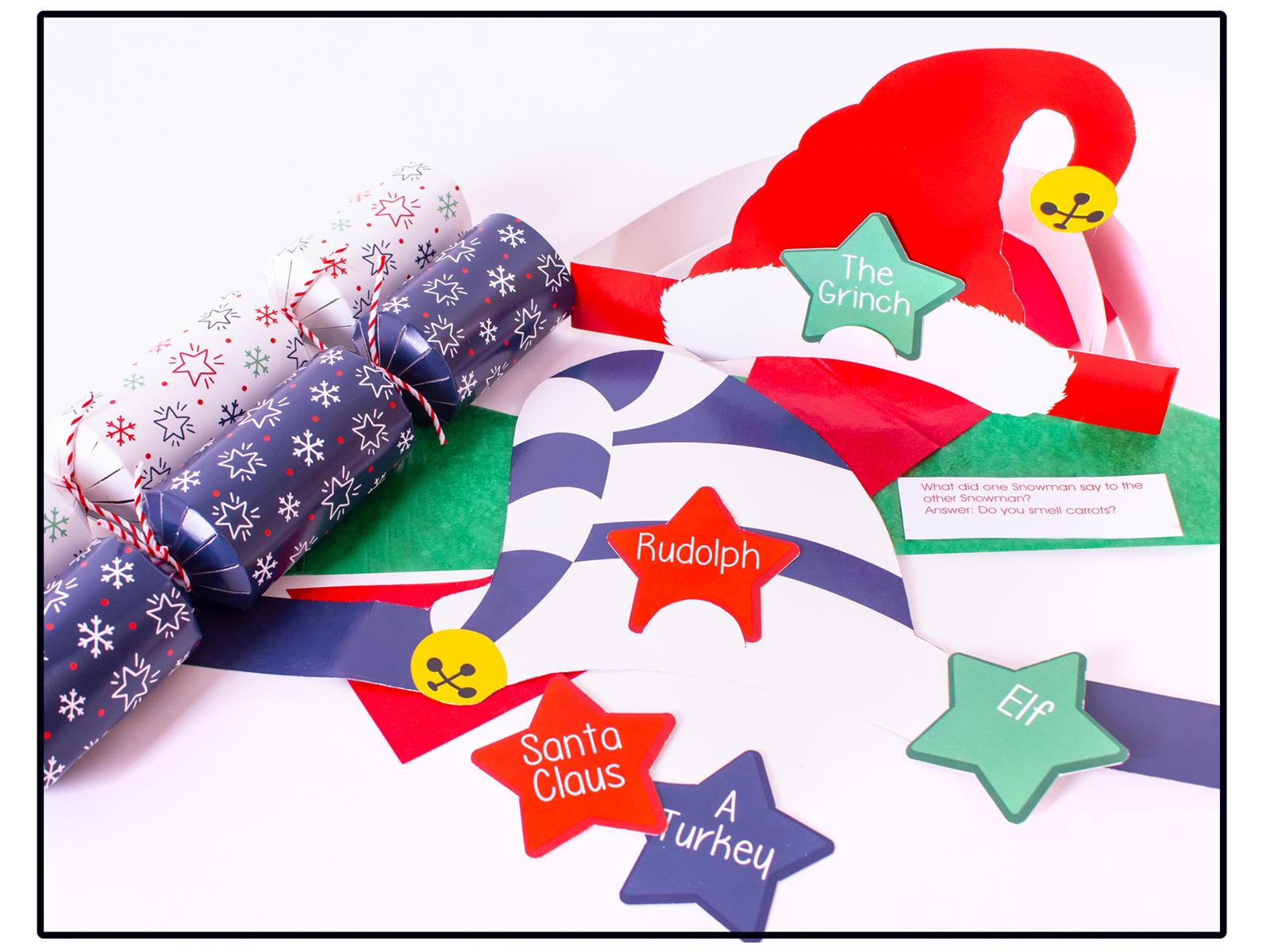 Interactive Christmas Crackers Box 6 Mini Family Game Chistmas Time Recyclable - Picture 17 of 23