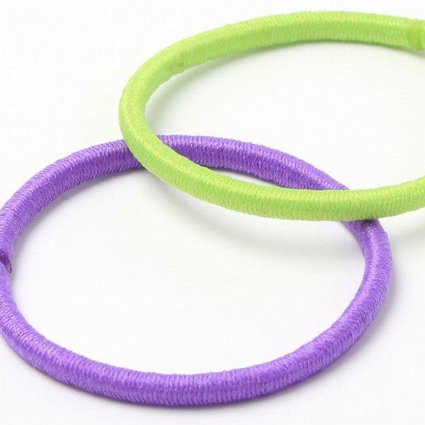 Mini Hair Elastics Bobbles Bands Snag Free Pack 20 Small Baby Size 23mm - Picture 9 of 15