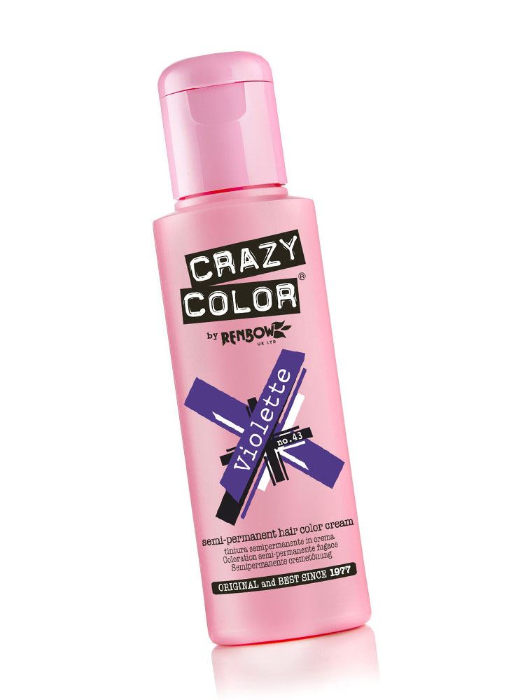 Crazy Color Semi Permanent Hair Colour Dye Cream by Renbow 100ml All Colours - Picture 16 of 65