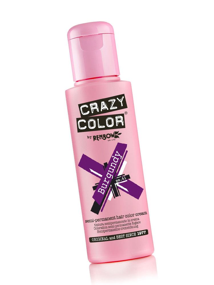 Crazy Color Semi Permanent Hair Colour Dye Cream by Renbow 100ml All Colours - Picture 44 of 65