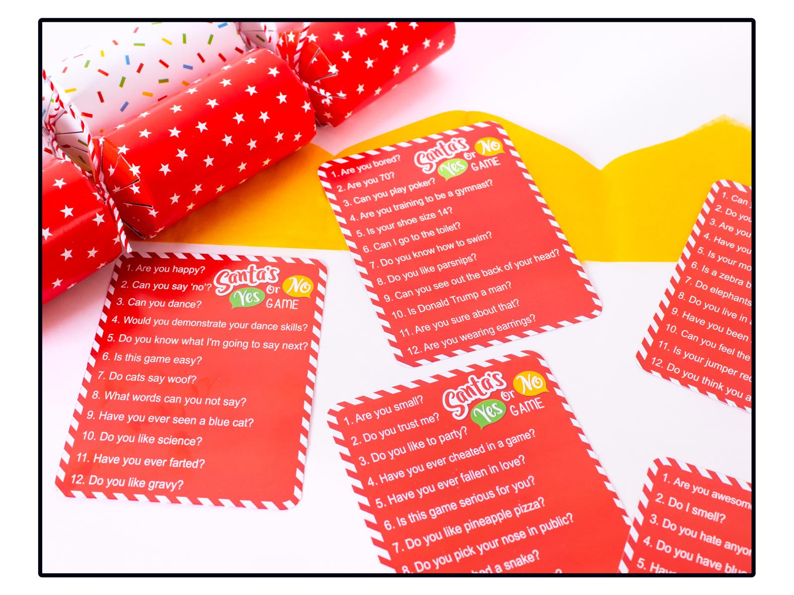 Interactive Christmas Crackers Box 6 Mini Family Game Chistmas Time Recyclable - Picture 21 of 23