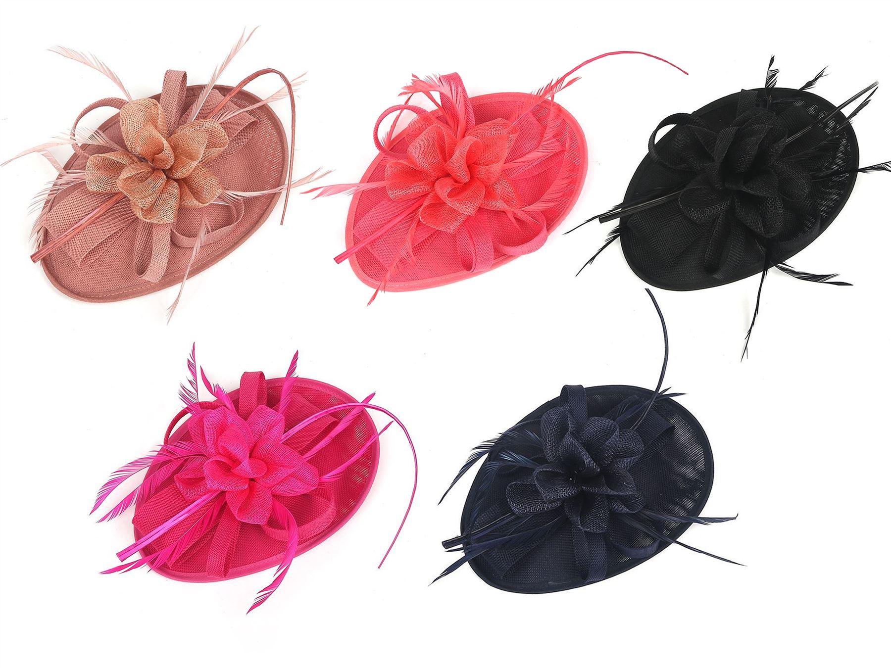 Mesdames Feather /& Cheveux Fleur Plume Pour Mariage Fête