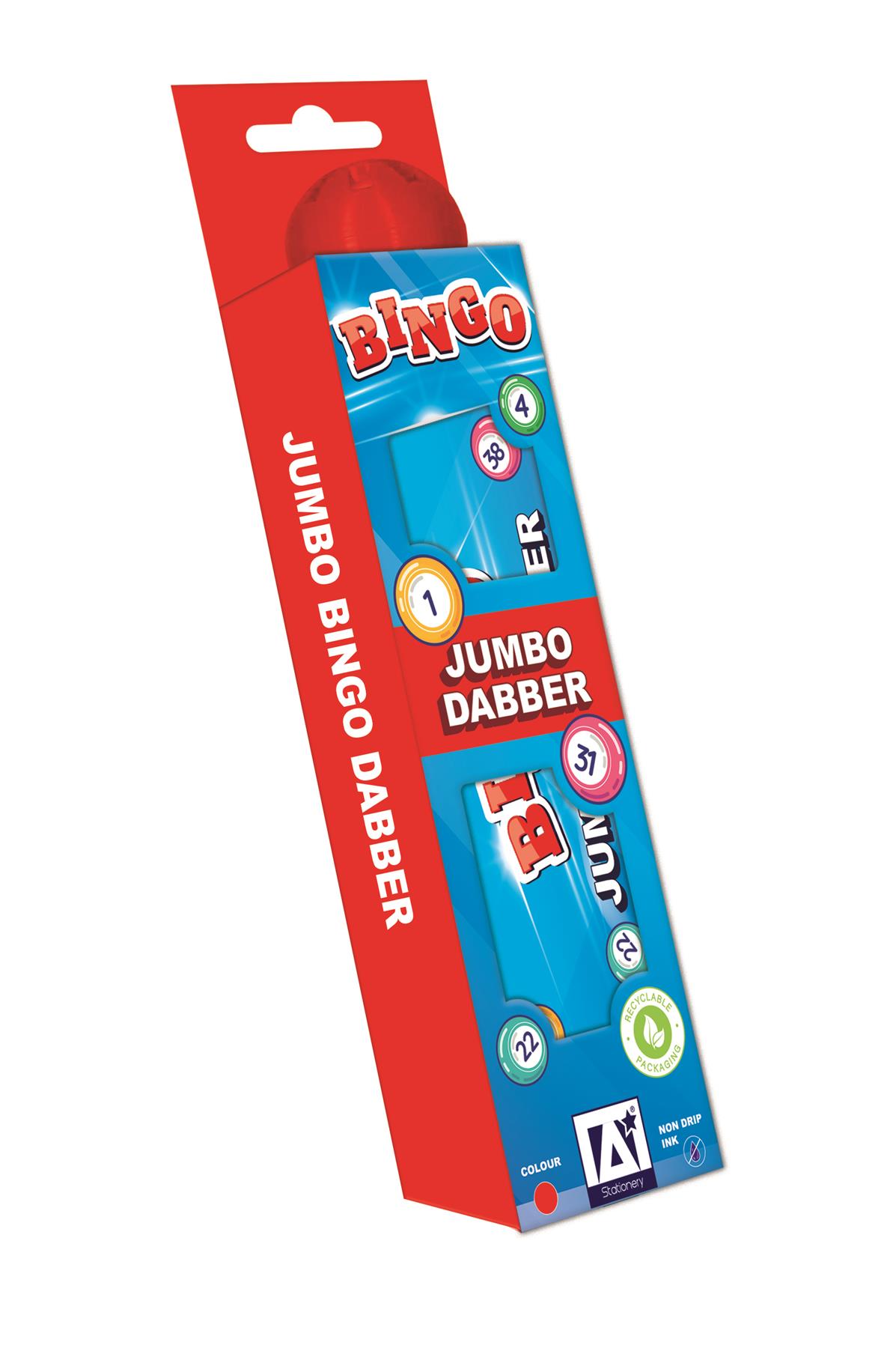 Lot De 3 Tampons Bingo Tiger - Encre Vive - Prise Ergonomique - Emballage Blister - Pour Parties De Bingo
