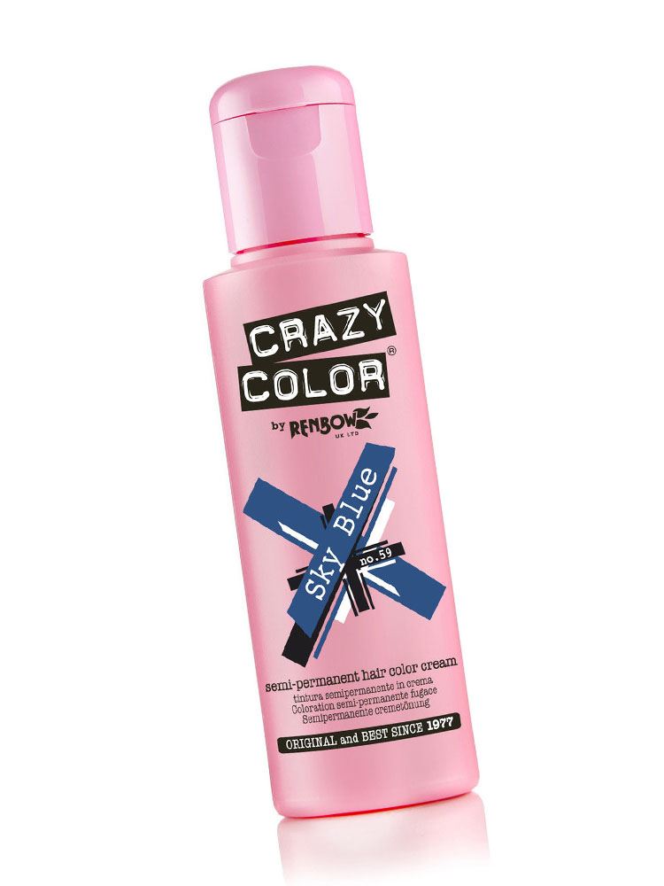 Crazy Color Semi Permanent Hair Colour Dye Cream by Renbow 100ml All Colours - Picture 40 of 65
