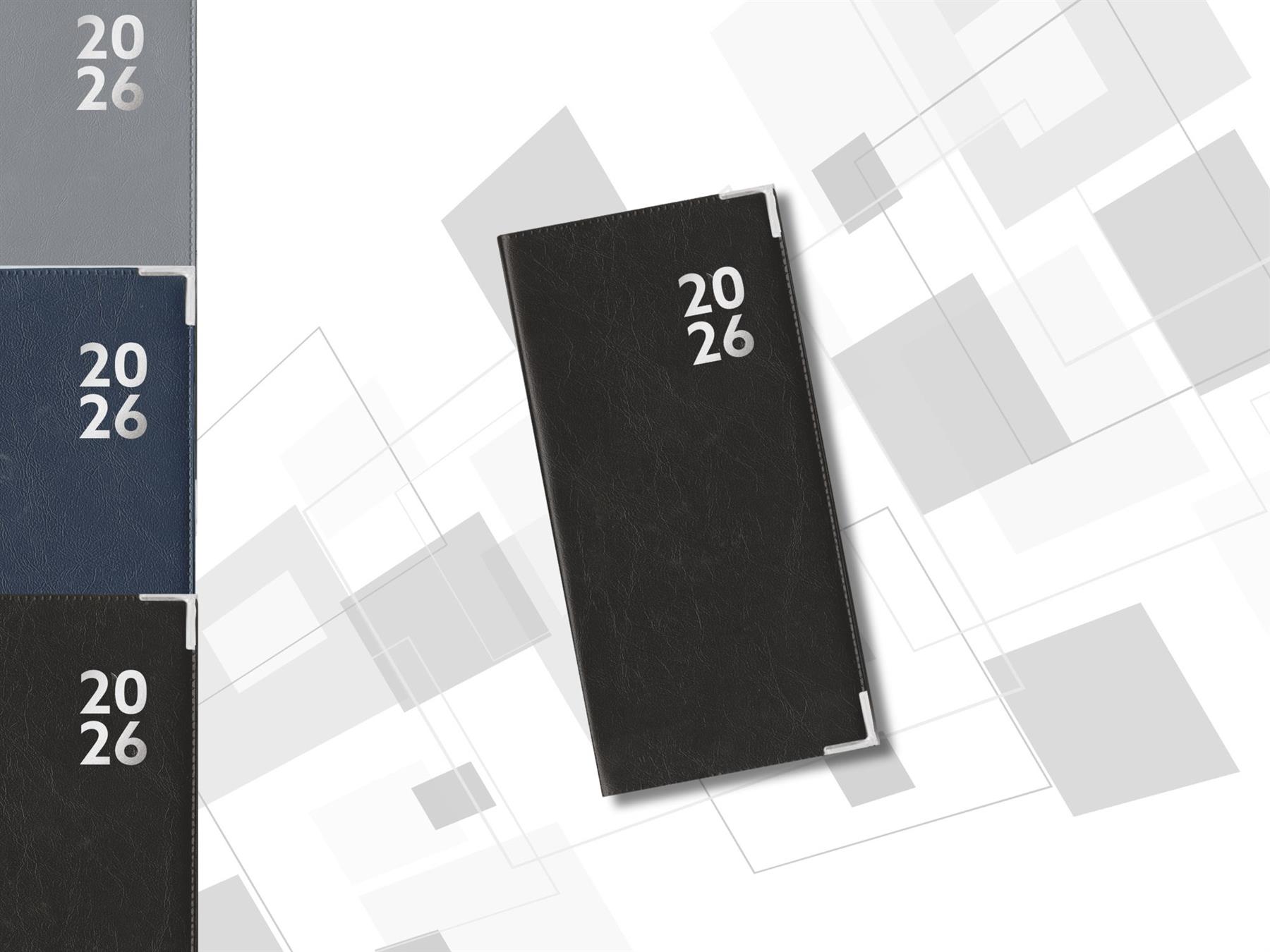 2026 Diary Premium Slimline Faux Leather Week to View Weekly Planner Organiser - Picture 10 of 22