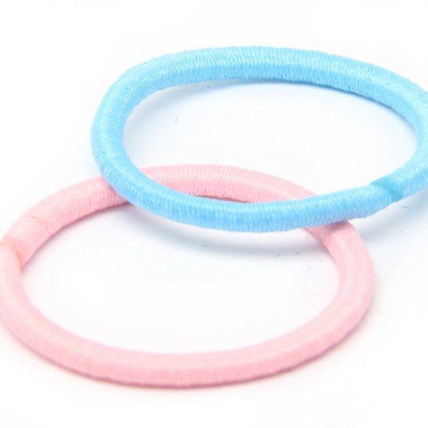Mini Hair Elastics Bobbles Bands Snag Free Pack 20 Small Baby Size 23mm - Picture 15 of 15