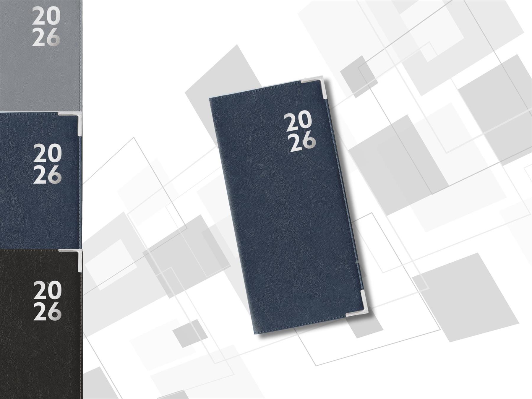 2026 Diary Premium Slimline Faux Leather Week to View Weekly Planner Organiser - Picture 22 of 22