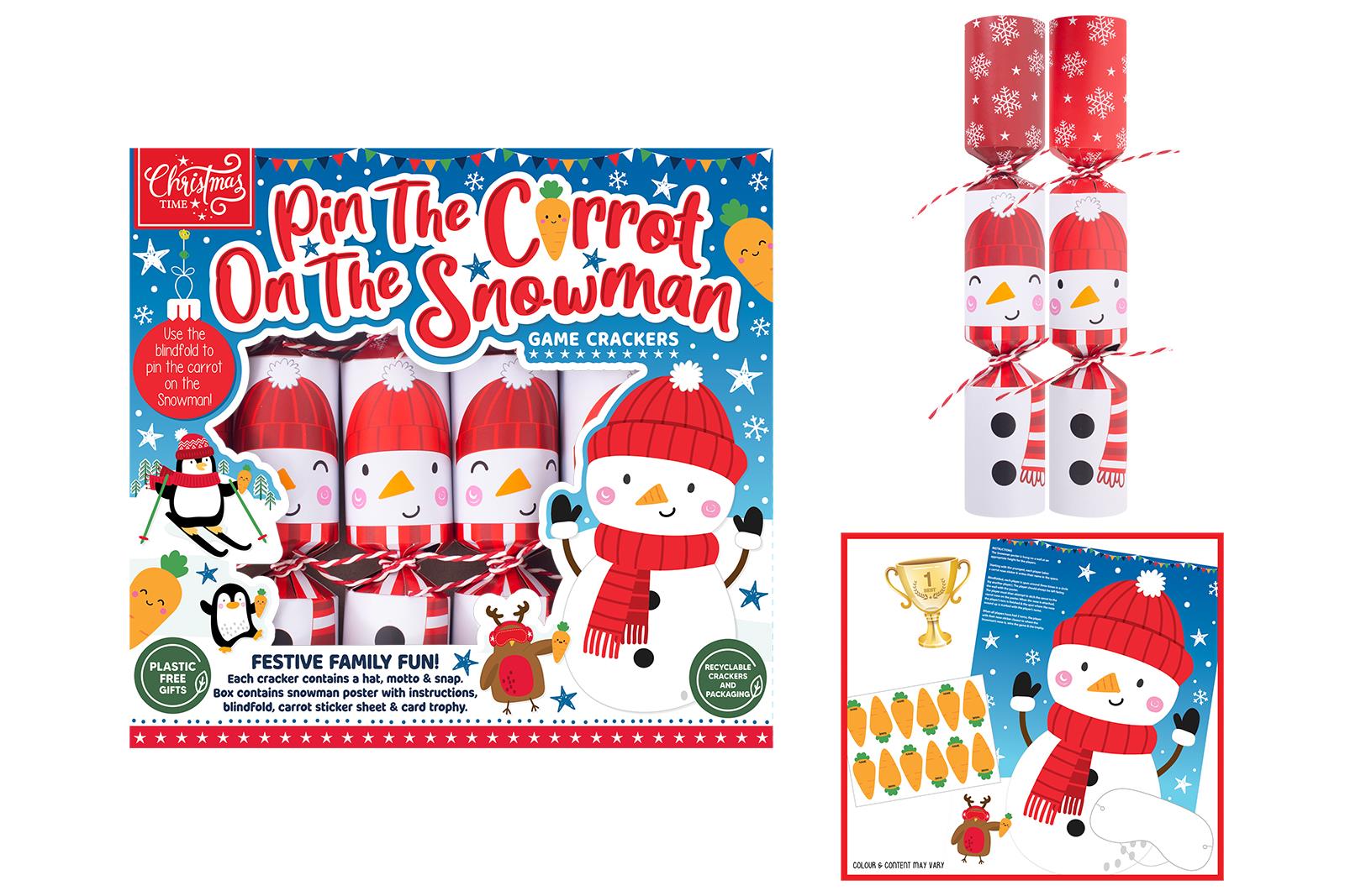 Interactive Christmas Crackers Box 6 Mini Family Game Chistmas Time Recyclable - Picture 11 of 23